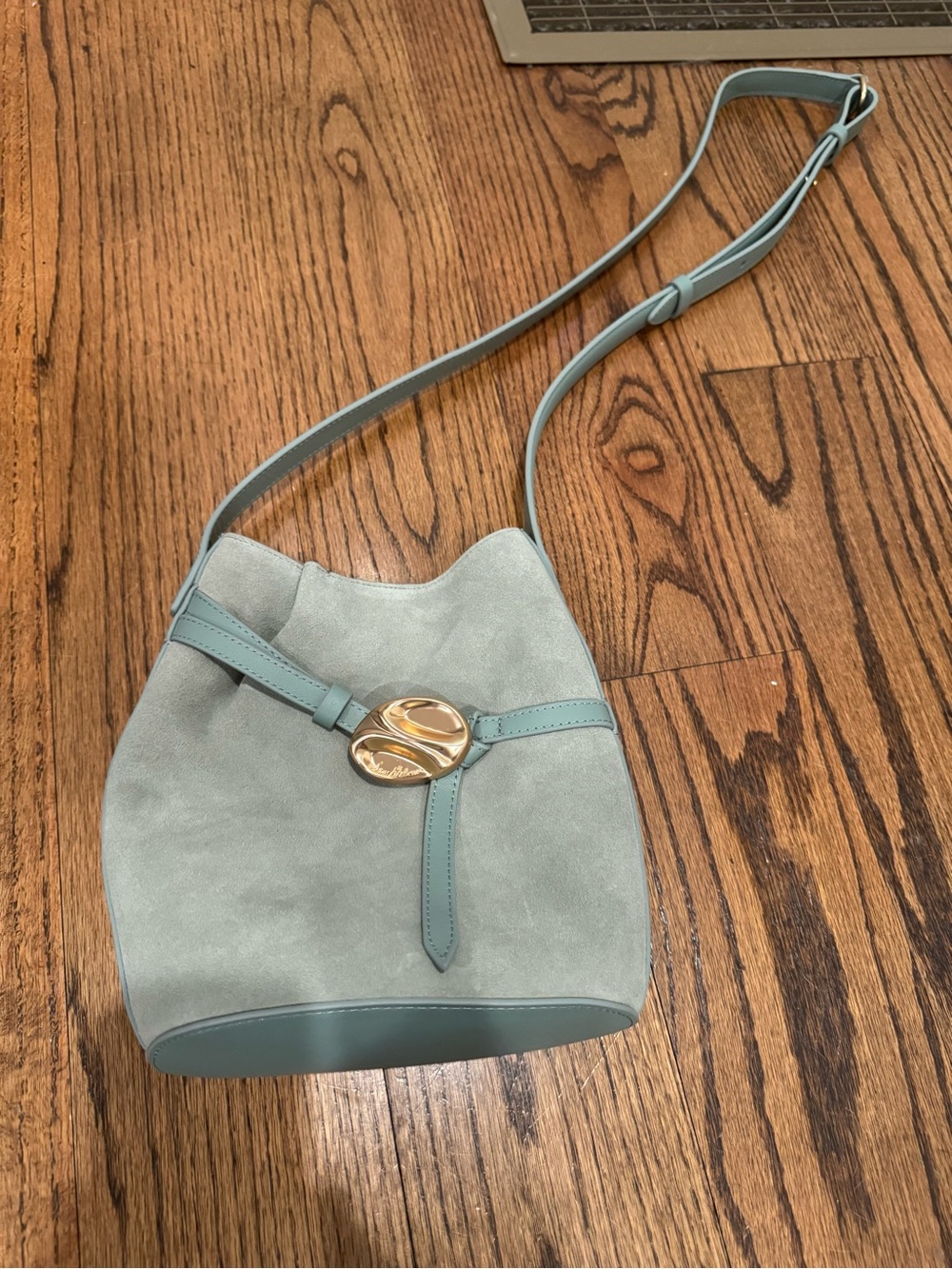 Sam Edelman aqua crossbody purse